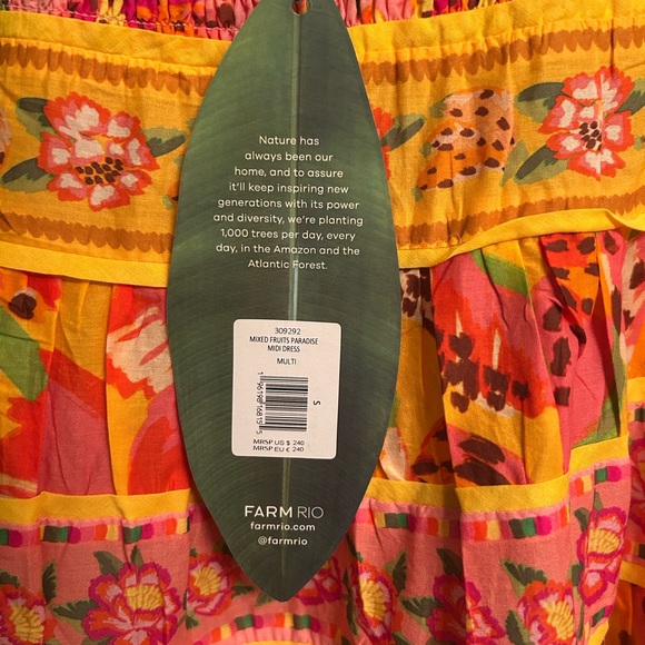 FARM Rio Midi Colorful Dress - Picture 9 of 10